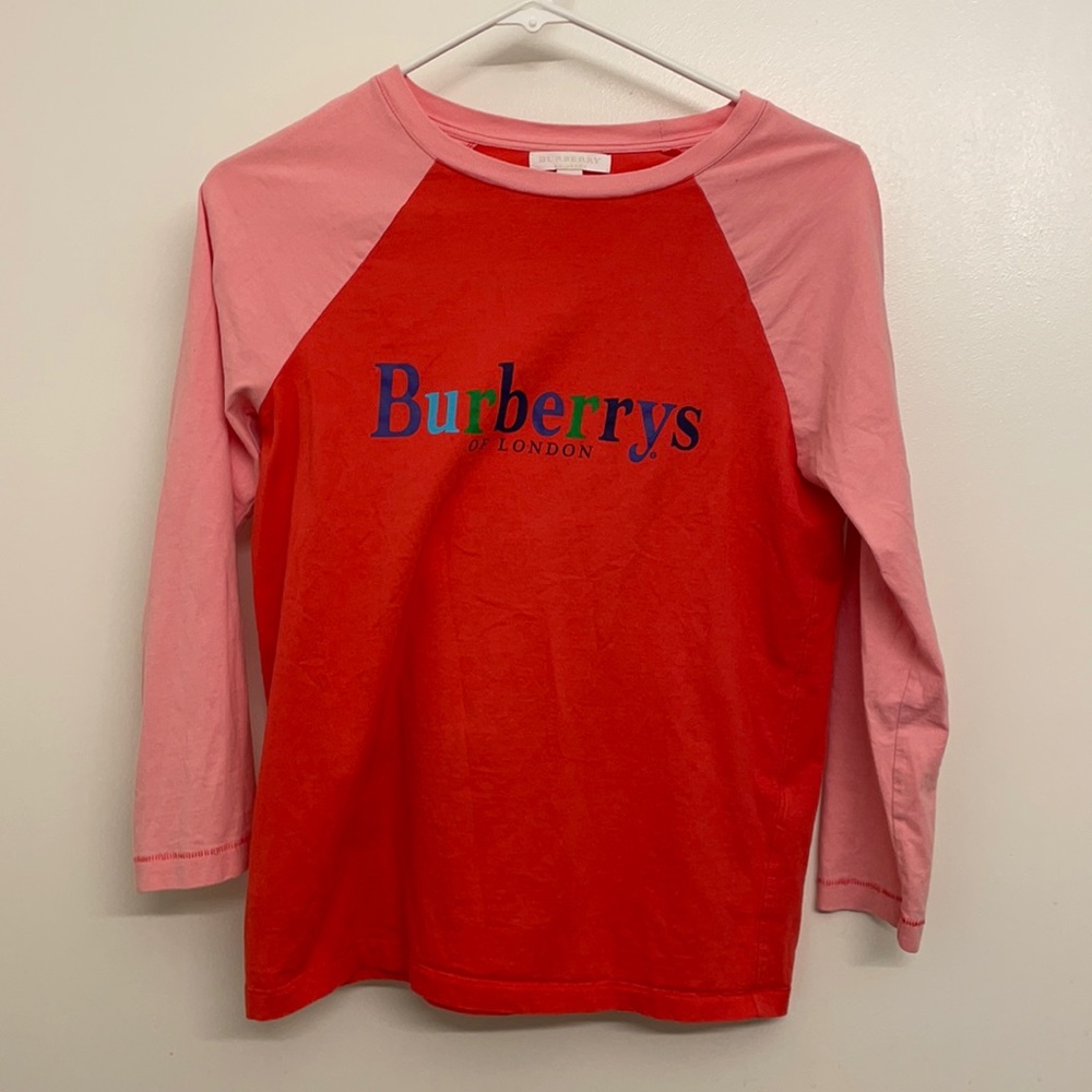 Burberry long sleeve tee